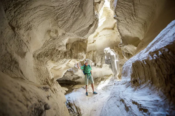 Plimbare Munții Utah Drumeții Peisaje Naturale Neobișnuite Forme Fantastice Formațiuni — Fotografie, imagine de stoc