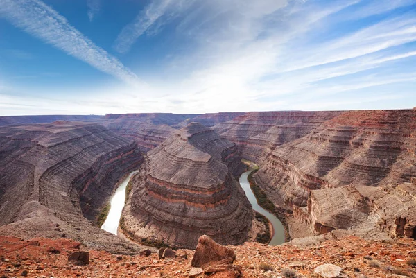 Goosenecks State Park Nello Utah Stati Uniti — Foto Stock