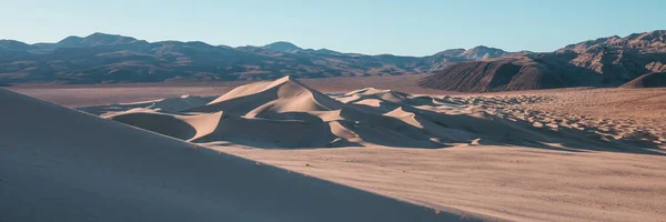 Sanddünen Kalifornien Usa Schöne Naturlandschaften Reisen Sonnenaufgang Hintergrund — Stockfoto