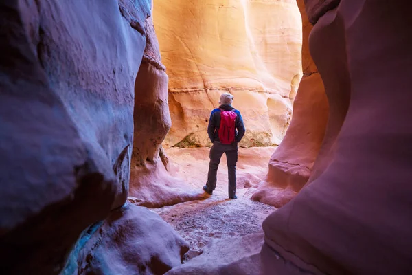 Slot Canyon Grand Staircase Escalante National Park Utah Usa Ovanliga — Stockfoto