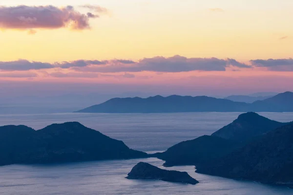 Bella Costa Del Mare Turchia — Foto Stock