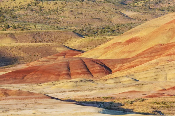 John Day Fossil Beds National Monument Oregon Usa Unusual Natural — Zdjęcie stockowe