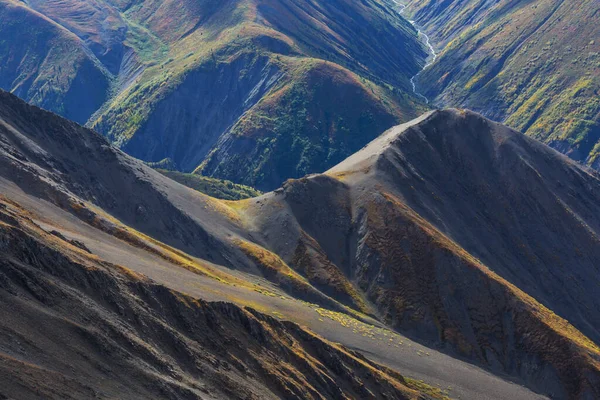 Summer Green Hills Mountains Landscape Beautiful Summertime Nature Wilderness — Stok fotoğraf