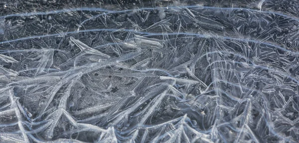 Ijs Textuur Voor Winter Achtergrond — Stockfoto