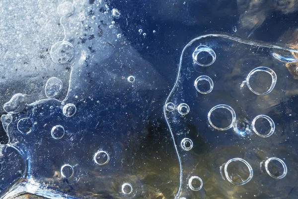 Структура Льда Зимнего Фона — стоковое фото