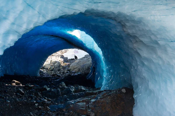 Ledová Jeskyně Vysokých Horách Kanada — Stock fotografie