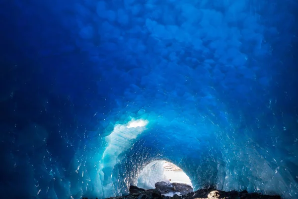 Cueva Hielo Altas Montañas Canadá — Foto de Stock