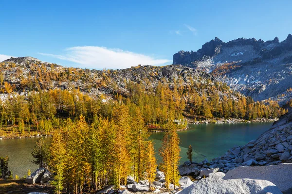 Hermosa Zona Salvaje Los Lagos Alpinos Washington — Foto de Stock