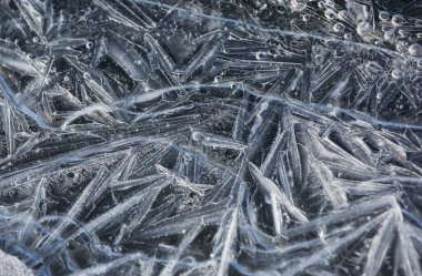 Kış arkaplanı için buz dokusu