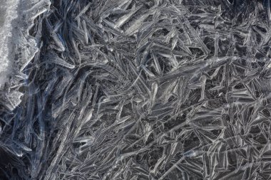 Kış arkaplanı için buz dokusu