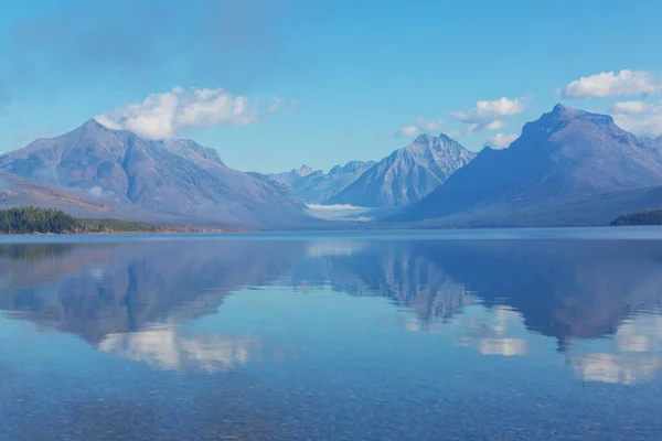 Piccole Cime Rocciose Del Parco Nazionale Del Ghiacciaio Montana Usa — Foto Stock