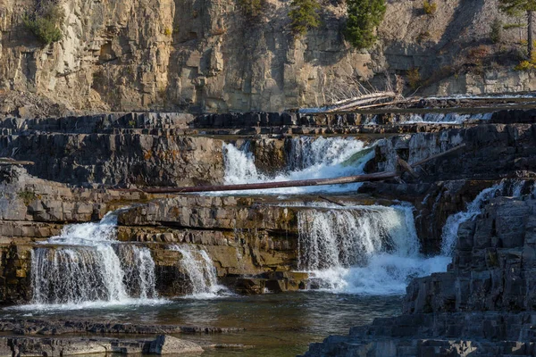 Vodopád Kootenai Montaně Usa — Stock fotografie