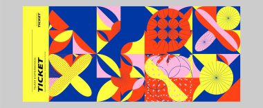 Geometrik desenli soyut bir arka plan. vektör illüstrasyonu