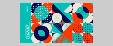 Modern şekilli soyut geometrik arkaplan. vektör illüstrasyonu