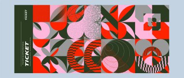 Modern desenli soyut geometrik arkaplan. vektör illüstrasyonu