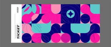 Modern şekilli soyut geometrik arkaplan. vektör illüstrasyonu