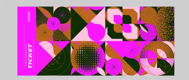 Modern şekilli soyut geometrik arkaplan. vektör illüstrasyonu