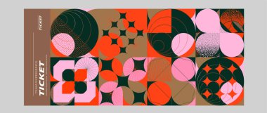 Modern şekilli soyut geometrik arkaplan. vektör illüstrasyonu