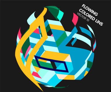 Üçgenli soyut geometrik arkaplan. vektör illüstrasyonu