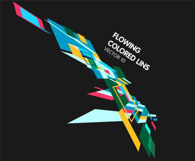 Üçgenli soyut geometrik arkaplan. vektör illüstrasyonu