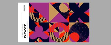 Soyut örtüler. cool gradient şekilleri bileşimi, vektör illüstrasyonu tasarımınız için