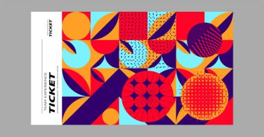 Soyut kapaklar ayarlandı. Moda geometrik desen. vektör illüstrasyonu.