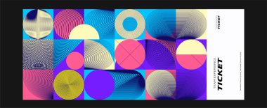 Modern desenli soyut geometrik arkaplan. vektör illüstrasyonu