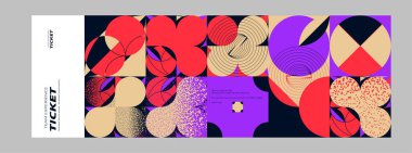 Soyut kapaklar ayarlandı. Cool gradient şekilleri kompozisyonu. vektör illüstrasyonu.