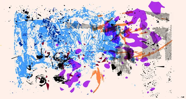Fond Abstrait Avec Texture Grunge — Image vectorielle