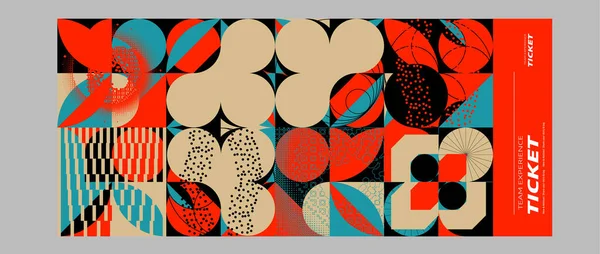 Geometrik desenli soyut bir arka plan. vektör illüstrasyonu