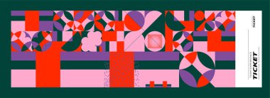 Modern şekilli soyut geometrik arkaplan. vektör illüstrasyonu