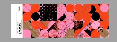 Modern şekilli soyut geometrik arkaplan. vektör illüstrasyonu