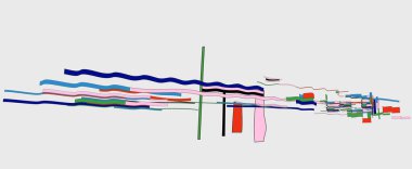 Renkli satırlar grubuyla soyut arkaplan