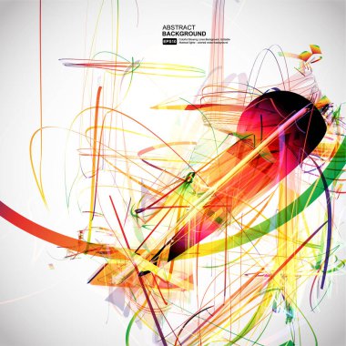 Geometrik elementlerle soyut arkaplan