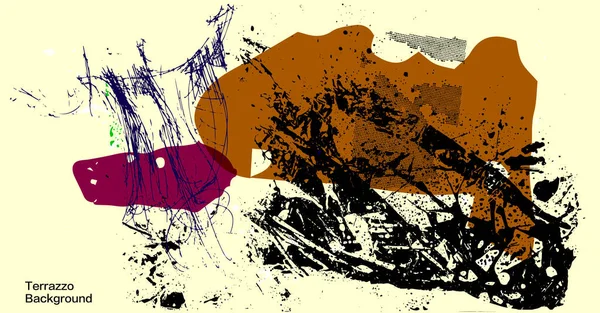 Fond Abstrait Avec Texture Grunge — Image vectorielle