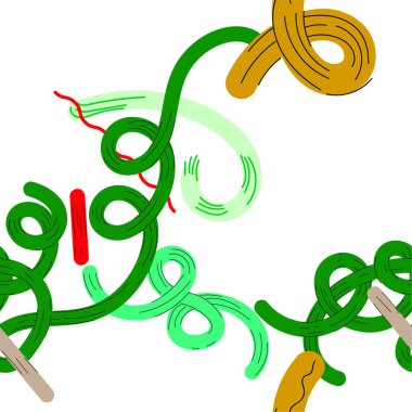 Bir müzik seti için arka planın vektör illüstrasyonu.