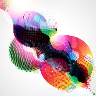 Renkli gradyan ile soyut arkaplan. vektör illüstrasyonu