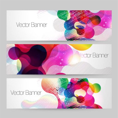 Renkli satırlarla soyut arkaplan