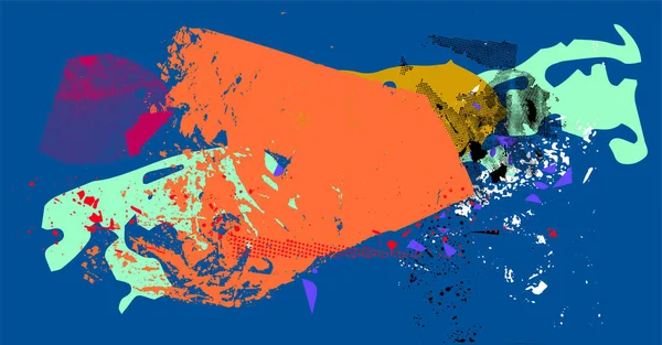 Abstrait Fond Grunge Avec Espace — Image vectorielle