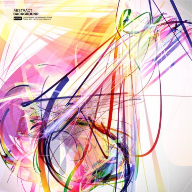 Renkli satırlarla soyut arkaplan