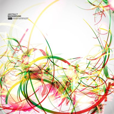 Renkli satırlarla soyut arkaplan