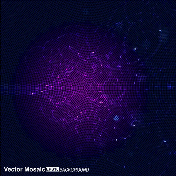 Fundo Abstrato Com Pontos Círculos — Vetor de Stock