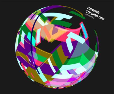 Geometrik şekiller ve üçgenlerle soyut arkaplan