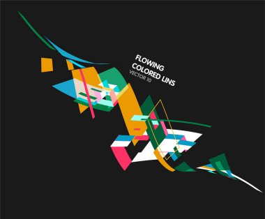 Geometrik desenli soyut arkaplan