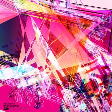 Metnin için alanı olan soyut arkaplan