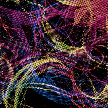 Renkli desenli soyut arkaplan