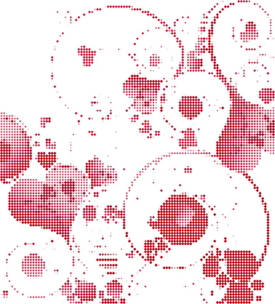 Напівтоновий Візерунок Крапок Пунктирний Фон Векторна Ілюстрація — стоковий вектор