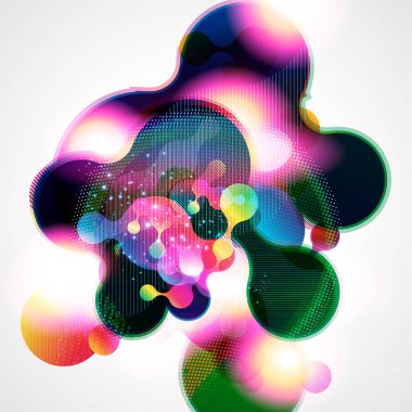 Renkli satırlarla soyut arkaplan