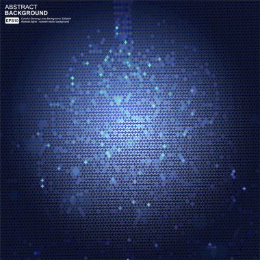 Noktalı ve daireli soyut arkaplan