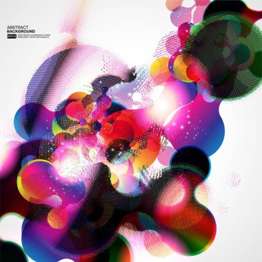 Renkli gradyan ile soyut arkaplan. vektör illüstrasyonu